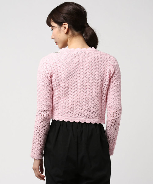 MILK チェリー ガーランド カーデ ローズピンク 2019 Spring Collection - 2ページ目 (4ページ中) - MILK-ミルク