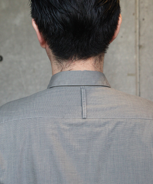 PAPER CHEST（ペーパーチェスト）の「PAPER CHEST MENS / ハケ目B.D.シャツ（シャツ/ブラウス・メンズ・イエロー/ブルー/カーキ・3/4）」の9枚目の写真