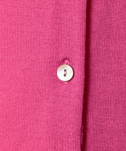 BEAUTY&YOUTH UNITED ARROWS(ビューティーアンドユースユナイテッドアローズ)の「BYBC ウォッシュクルーネックカーディガン ◆(カーディガン/ボレロ・レディース・ライトグレー/ピンク/イエロー/ネイビー・フリー)」の13枚目の写真