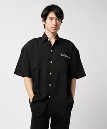 バックプリントフォト半袖シャツ