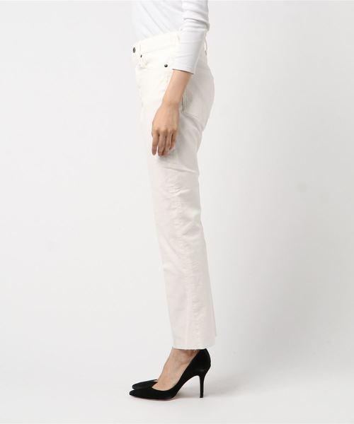 fireservice（ファイヤーサービス）の「【Fire Service/ファイヤーサービス】スリムストレートコーデュロイストレッチ（その他パンツ・レディース・オフホワイト・23/24/25/26）」の2枚目の写真