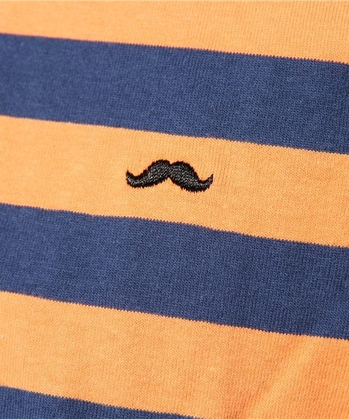 WHO'S WHO gallery(フーズフーギャラリー)の「【WEB限定価格】【BOY MAN】細ボーダーTEE(Tシャツ/カットソー・メンズ・その他19/ネイビー/ブラック/オレンジ・SMALL/MEDIUM/LARGE)」の9枚目の写真