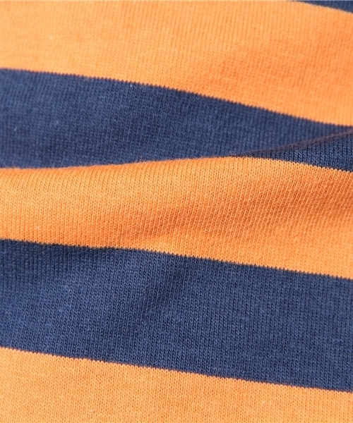 WHO'S WHO gallery(フーズフーギャラリー)の「【WEB限定価格】【BOY MAN】細ボーダーTEE(Tシャツ/カットソー・メンズ・その他19/ネイビー/ブラック/オレンジ・SMALL/MEDIUM/LARGE)」の10枚目の写真