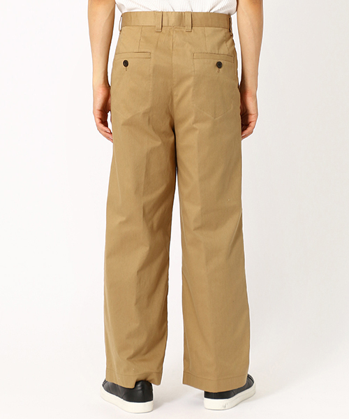 COMME CA ISM(コムサイズム)の「ストレッチツイル ワイドパンツ(その他パンツ・メンズ・チャコール/ベージュ・SMALL/MEDIUM/LARGE)」の6枚目の写真