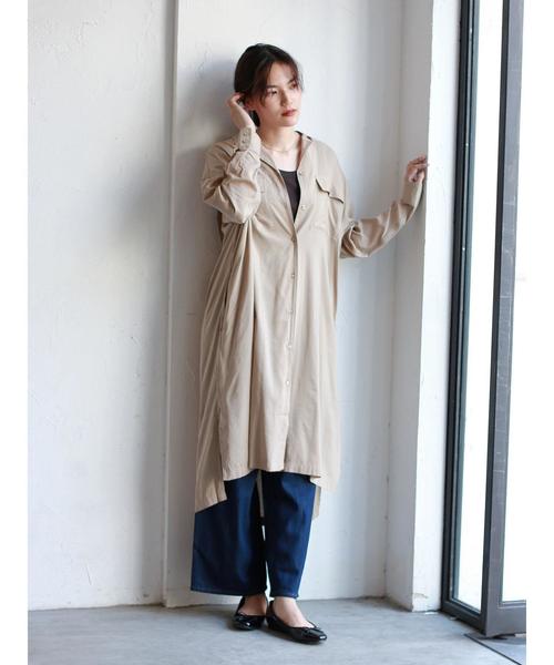 AMERICAN HOLIC（アメリカンホリック）の「ハイウエストワイドデニムパンツ＊（デニムパンツ・レディース・インディゴブルー/ワンウォッシュ・S/M/L）」の20枚目の写真