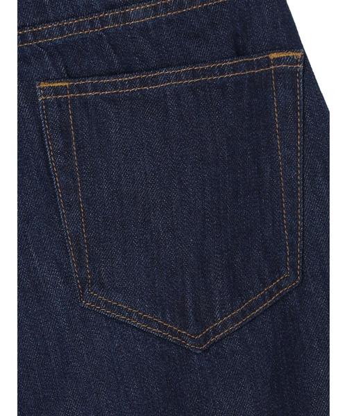 AMERICAN HOLIC（アメリカンホリック）の「ハイウエストワイドデニムパンツ＊（デニムパンツ・レディース・インディゴブルー/ワンウォッシュ・S/M/L）」の5枚目の写真