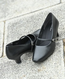 【fuwaraku】 幅広 3E 防水 ストラップパンプス ＜5.0cmヒール＞ 【21.5cm～25.5cm】