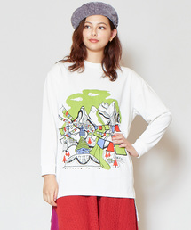 チャイハネ | 【チャイハネ】オンザロード ハイローヘムロングスリーブTシャツ(Tシャツ/カットソー)