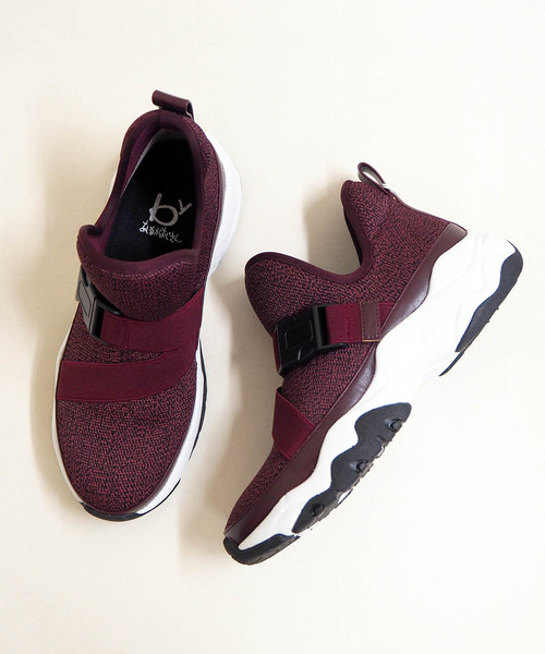 byあしながおじさん(バイアシナガオジサン)の「〈byあしながおじさん〉ハイテクスニーカー(スニーカー・レディース・ブラック/グレー/カーキ/ワインレッド・LL/S/M/L)」の4枚目の写真