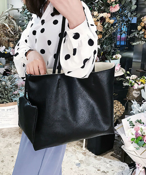 Passion パッション の ビッグ トートバッグ ポーチ付 トートバッグ Wear