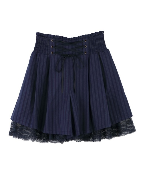 サイドプリーツキュロット[品番：IGAW0004804]｜axes femme
