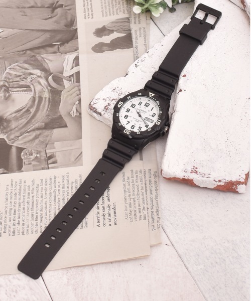 CASIO(カシオ)の「/CASIO(カシオ)/ダイバーアナログ(アナログ腕時計・メンズ・ホワイト/ネイビー/レッド/オレンジ/ブルー/ライトグリーン/アーミー/ホワイト系その他/ブラック系その他/イエロー系その他/ホワイト系その他2/ブラック系その他2/ブラック/カーキ/イエロー/ブラウン/ブラック系その他3/ブルー系その他・FREE)」の2枚目の写真