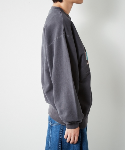 Russell Athletic(ラッセルアスレティック)の「【RUSSELL×CEPO】ロゴスウェット(スウェット・レディース・パープル/チャコール/ベージュ系9・M)」の6枚目の写真