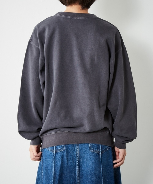 Russell Athletic(ラッセルアスレティック)の「【RUSSELL×CEPO】ロゴスウェット(スウェット・レディース・パープル/チャコール/ベージュ系9・M)」の7枚目の写真