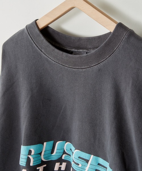 Russell Athletic(ラッセルアスレティック)の「【RUSSELL×CEPO】ロゴスウェット(スウェット・レディース・パープル/チャコール/ベージュ系9・M)」の8枚目の写真