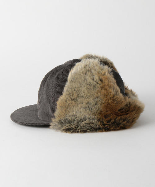 COMESANDGOES（カムズアンドゴーズ）の「＜COMESANDGOES＞ CD EAR CAP/キャップ □□ ：（キャップ・メンズ・ブラック/ダークグレー・FREE）」の7枚目の写真