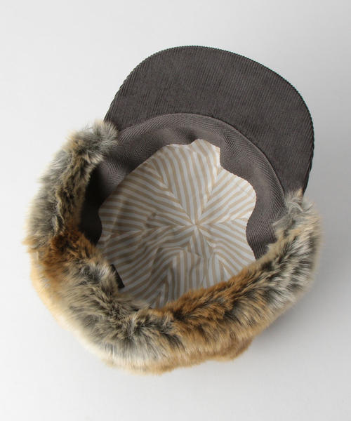 COMESANDGOES（カムズアンドゴーズ）の「＜COMESANDGOES＞ CD EAR CAP/キャップ □□ ：（キャップ・メンズ・ブラック/ダークグレー・FREE）」の3枚目の写真