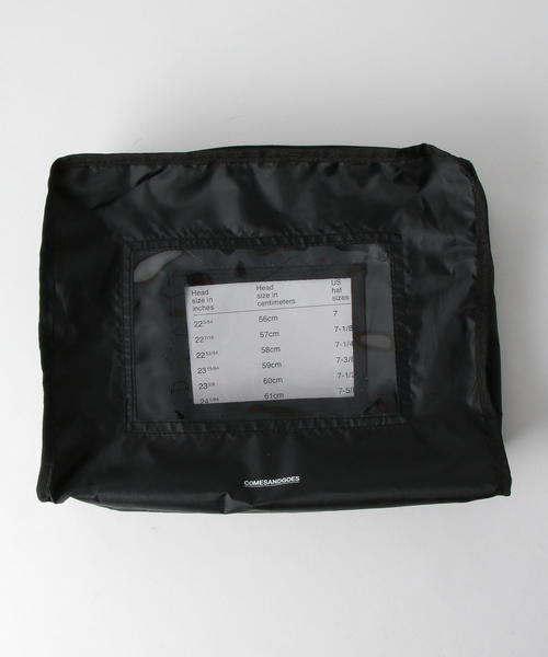 COMESANDGOES（カムズアンドゴーズ）の「＜COMESANDGOES＞ CD EAR CAP/キャップ □□ ：（キャップ・メンズ・ブラック/ダークグレー・FREE）」の4枚目の写真