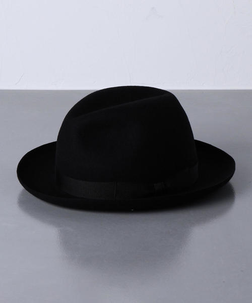 KIJIMA TAKAYUKI（キジマ　タカユキ）の「＜KIJIMA TAKAYUKI（キジマ タカユキ）＞ BRIM HAT ◆（ハット・メンズ・ブラック/グレー・2/3）」の2枚目の写真