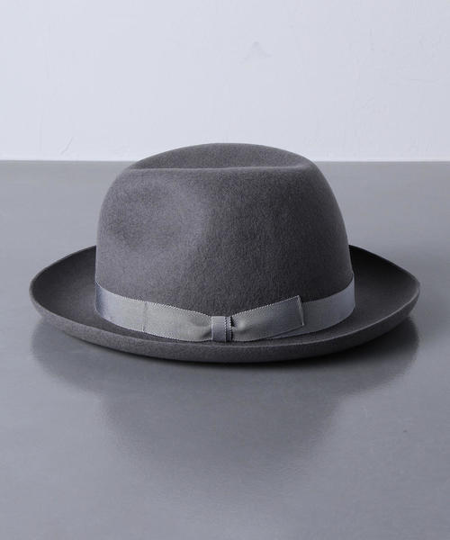 KIJIMA TAKAYUKI（キジマ　タカユキ）の「＜KIJIMA TAKAYUKI（キジマ タカユキ）＞ BRIM HAT ◆（ハット・メンズ・ブラック/グレー・2/3）」の4枚目の写真
