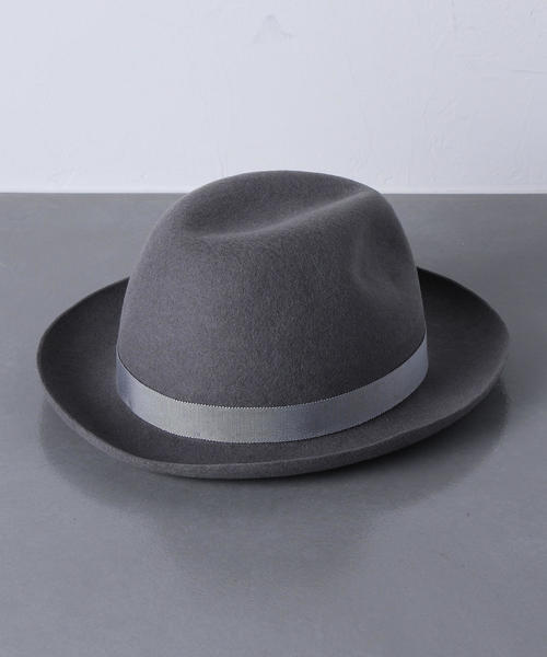 KIJIMA TAKAYUKI（キジマ　タカユキ）の「＜KIJIMA TAKAYUKI（キジマ タカユキ）＞ BRIM HAT ◆（ハット・メンズ・ブラック/グレー・2/3）」の5枚目の写真