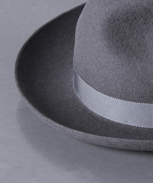 KIJIMA TAKAYUKI（キジマ　タカユキ）の「＜KIJIMA TAKAYUKI（キジマ タカユキ）＞ BRIM HAT ◆（ハット・メンズ・ブラック/グレー・2/3）」の6枚目の写真