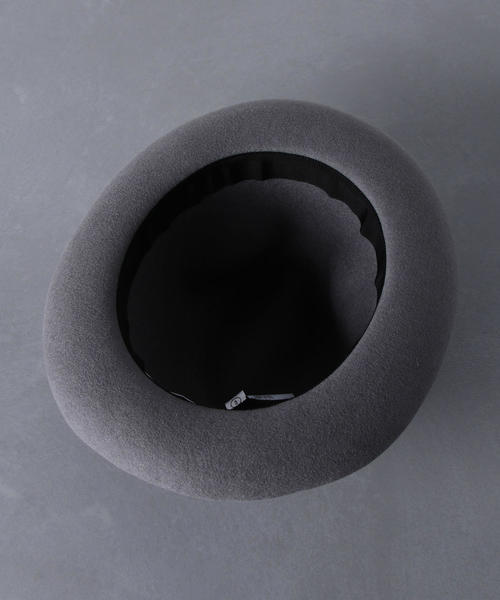 KIJIMA TAKAYUKI（キジマ　タカユキ）の「＜KIJIMA TAKAYUKI（キジマ タカユキ）＞ BRIM HAT ◆（ハット・メンズ・ブラック/グレー・2/3）」の3枚目の写真