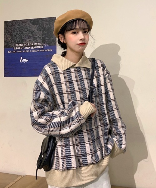 Mangrove Select レトロチェック襟付きプルオーバー Tシャツ カットソー Mangrove マングローブ のファッション通販 Zozotown