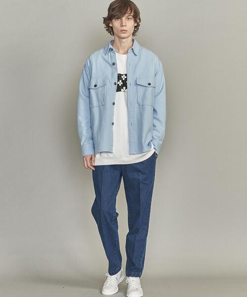 BEAUTY&YOUTH UNITED ARROWS(ビューティーアンドユースユナイテッドアローズ)の「【WEB限定】 by ワイド 1P テーパード デニムパンツ(デニムパンツ・メンズ・ダークグレー/コバルトブルー/ネイビー・S/M/L/XL)」の7枚目の写真