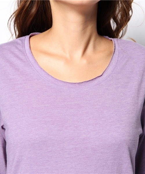 チチカカ（チチカカ）の「ファンシーインナーロングTシャツ（Tシャツ/カットソー・レディース・ブラック/グレー/グリーン/パープル/マスタード/ピンク・MEDIUM/LARGE）」の10枚目の写真