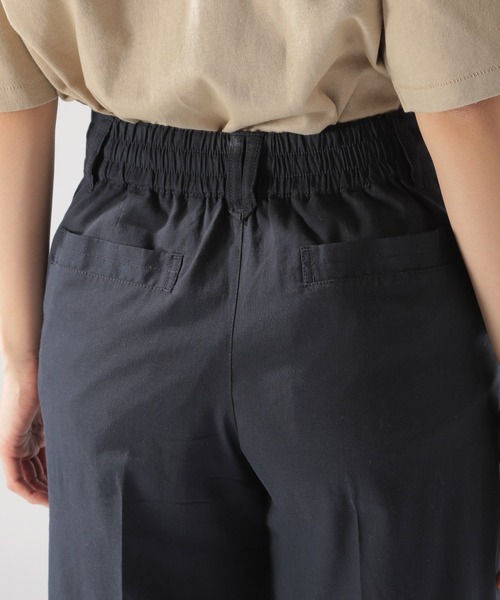 BAYFLOW(ベイフロー)の「リネンストレッチワイドパンツ(その他パンツ・レディース・ベージュ/ネイビー/カーキ/ナチュラル・SMALL/MEDIUM/LARGE)」の14枚目の写真