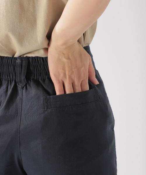 BAYFLOW(ベイフロー)の「リネンストレッチワイドパンツ(その他パンツ・レディース・ベージュ/ネイビー/カーキ/ナチュラル・SMALL/MEDIUM/LARGE)」の11枚目の写真
