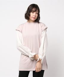 レア路面店限定品‼️上品なブルー！裾の刺繍がお洒落なチュニック❣️【新品・未使用品】 楽天市場】シフォン チュニック（カラーパープル）（レディース