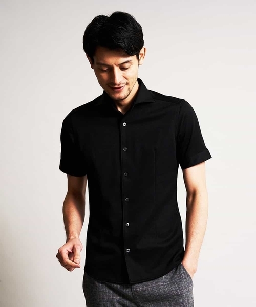 MICHEL KLEIN HOMME (ミッシェルクランオム)の「シャツ(ロジェ)(シャツ/ブラウス・メンズ・ホワイト/ブラック/ブルー・MEDIUM/LARGE/X-LARGE)」の11枚目の写真