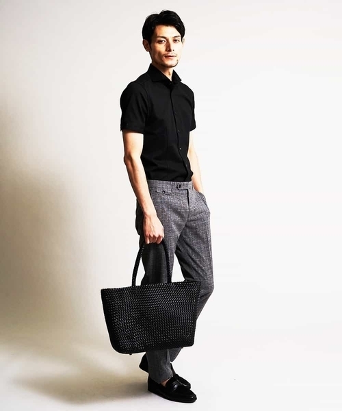 MICHEL KLEIN HOMME (ミッシェルクランオム)の「シャツ(ロジェ)(シャツ/ブラウス・メンズ・ホワイト/ブラック/ブルー・MEDIUM/LARGE/X-LARGE)」の12枚目の写真