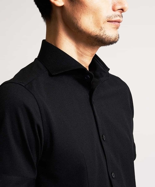MICHEL KLEIN HOMME (ミッシェルクランオム)の「シャツ(ロジェ)(シャツ/ブラウス・メンズ・ホワイト/ブラック/ブルー・MEDIUM/LARGE/X-LARGE)」の16枚目の写真