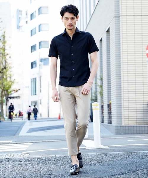 MICHEL KLEIN HOMME (ミッシェルクランオム)の「シャツ(ロジェ)(シャツ/ブラウス・メンズ・ホワイト/ブラック/ブルー・MEDIUM/LARGE/X-LARGE)」の20枚目の写真