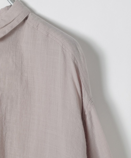 LAKOLE（ラコレ）の「スラブボイルボリュームシャツ / LAKOLE（シャツ/ブラウス・レディース・オフホワイト/サンドグレー/ワイン/グレー・SMALL/MEDIUM）」の8枚目の写真