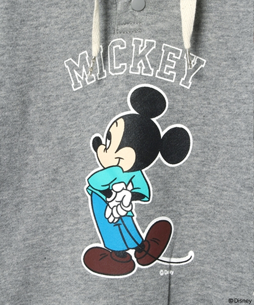 B:MING by BEAMS（ビーミングバイビームス）の「【Disney｜B:MING / ミッキーマウス プルパーカ】（パーカー・キッズ・グレー/ネイビー・100/90/150/120/140/130/110/80）」の4枚目の写真