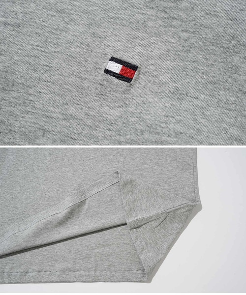 TOMMY HILFIGER（トミーヒルフィガー）の「TOMMY HILFIGER/トミーヒルフィガー Basic Cotton Core Flag ワッペン メンズ クルーネック 半袖 Tシャツ（Tシャツ/カットソー・メンズ・ホワイト/ブラック/レッド/ヘザーグレー/ダークネイビー・SMALL/MEDIUM/LARGE/X-LARGE/XX-LARGE）」の11枚目の写真