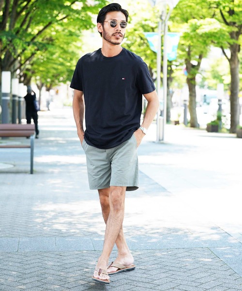 TOMMY HILFIGER（トミーヒルフィガー）の「TOMMY HILFIGER/トミーヒルフィガー Basic Cotton Core Flag ワッペン メンズ クルーネック 半袖 Tシャツ（Tシャツ/カットソー・メンズ・ホワイト/ブラック/レッド/ヘザーグレー/ダークネイビー・SMALL/MEDIUM/LARGE/X-LARGE/XX-LARGE）」の19枚目の写真