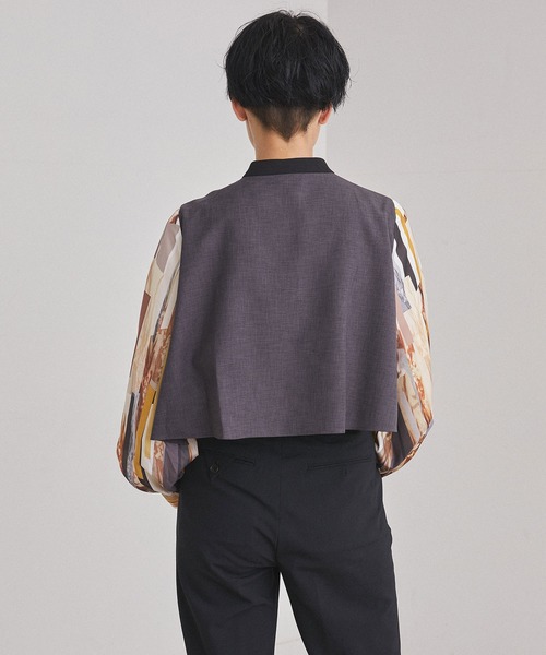 UNITED TOKYO（ユナイテッドトウキョウ）の「モーメントコラージュプリントブラウス（シャツ/ブラウス・レディース・イエロー/ブルー・1）」の4枚目の写真