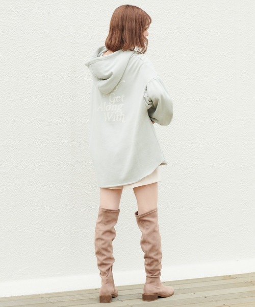 one after another NICE CLAUP(ワンアフターアナザーナイスクラップ)の「アソートパーカー(パーカー・レディース・ミント/ベージュ/アイボリー/ホワイト系その他・FREE)」の9枚目の写真