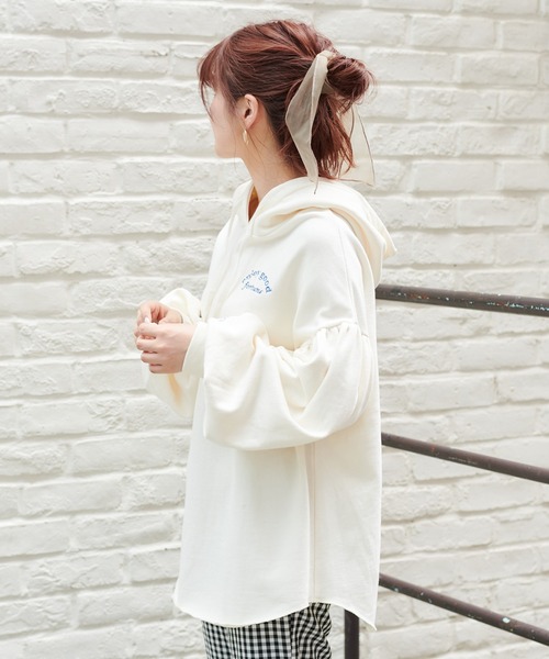 one after another NICE CLAUP(ワンアフターアナザーナイスクラップ)の「アソートパーカー(パーカー・レディース・ミント/ベージュ/アイボリー/ホワイト系その他・FREE)」の15枚目の写真