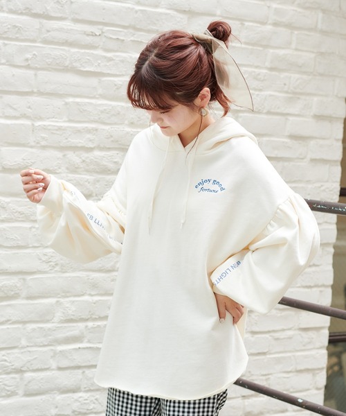one after another NICE CLAUP(ワンアフターアナザーナイスクラップ)の「アソートパーカー(パーカー・レディース・ミント/ベージュ/アイボリー/ホワイト系その他・FREE)」の14枚目の写真