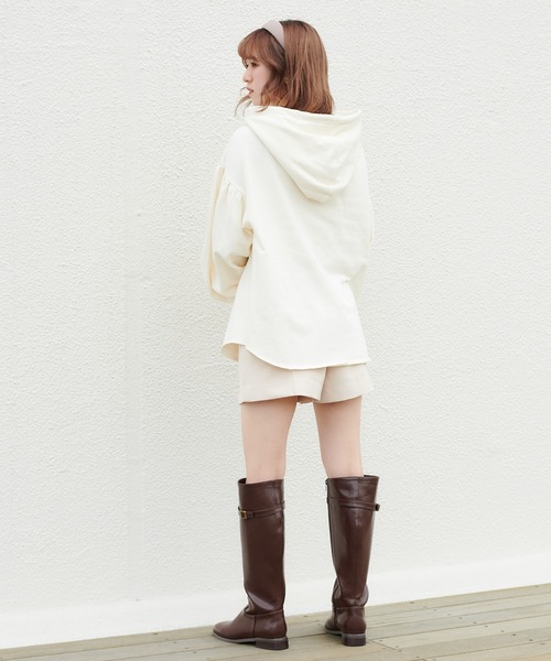 one after another NICE CLAUP(ワンアフターアナザーナイスクラップ)の「アソートパーカー(パーカー・レディース・ミント/ベージュ/アイボリー/ホワイト系その他・FREE)」の10枚目の写真