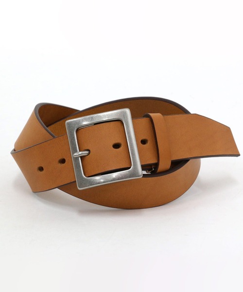 MARUKAWA（マルカワ）の「飯田工房 39mm 本革 ギャリソンレザーベルト 日本製（ベルト・メンズ・ベージュ/ブラック/ブラウン系その他2/ブラウン/ダークブラウン/ベージュ系その他/ブラック系その他/ブラウン系その他・FREE）」の7枚目の写真