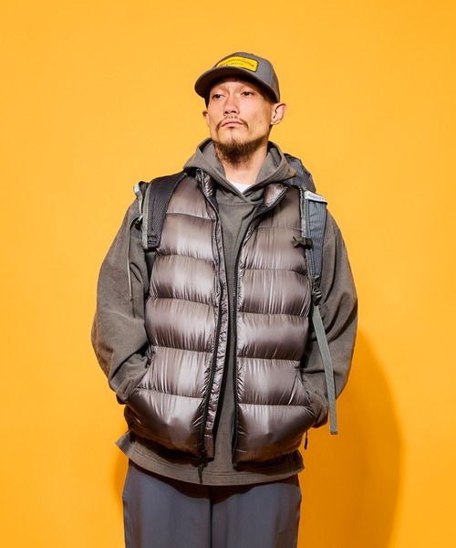TRAIL BUM】 X 【NANGA】TOASTY DOWN VEST/【トレイルバム】 X