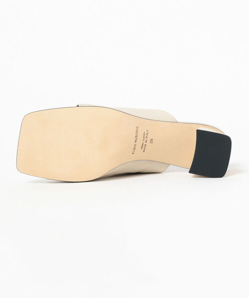 Ray BEAMS（レイビームス）の「FABIO RUSCONI / ヒール サンダル（サンダル・レディース・ブラック/ナチュラル・38/39/35/36/37）」の9枚目の写真