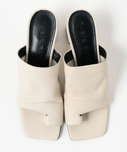 Ray BEAMS（レイビームス）の「FABIO RUSCONI / ヒール サンダル（サンダル・レディース・ブラック/ナチュラル・38/39/35/36/37）」の10枚目の写真